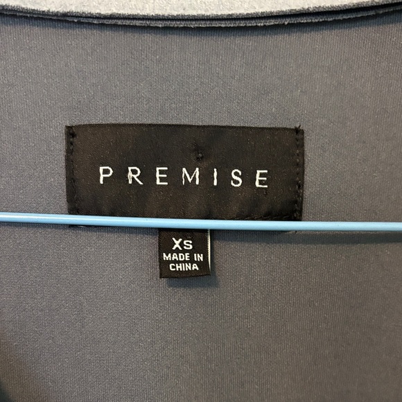 Premise Women's Slate Blue suede like Jacket - Picture 2 of 7